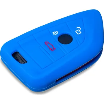 Ochranné silikonové pouzdro na klíč pro BMW X, G, F modrá