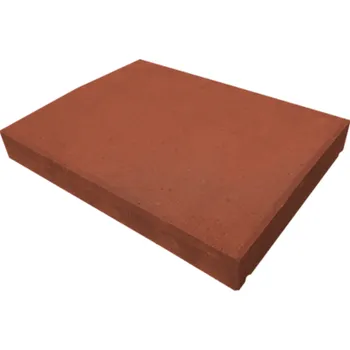 Příslušenství pro plot Plotová stříška hladká DITON průběžná 40 červená 400×500×50 mm