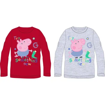 Chlapecké tričko Prasátko Pepa - licence Chlapecké tričko - Prasátko Peppa 5202938, šedý melír Barva: Šedá, Velikost: 92