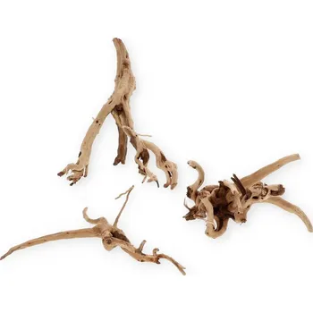 Dekorace do akvária Dřevo - členitý borový kořen M 300-450g (Borovicový kořen M 300-450g)