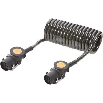 Tažné zařízení kabel spirálový 24V 13P ADR 4,5m průměr spirály 110mm