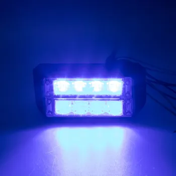 Maják PROFI DUAL výstražné LED světlo vnější, 12-24V, modré, ECE R65 (911-C4Dblu)