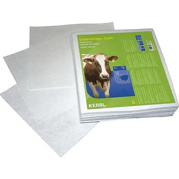 Textilní utěrky na vemeno UdderoClean - pratelné 50 ks 27 x 29 cm