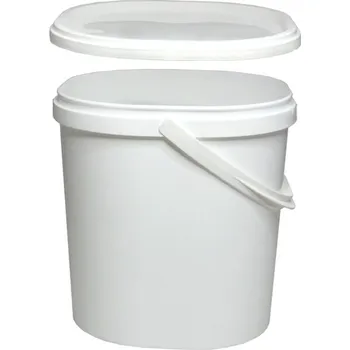 kbelík Víko na kbelík zámkový PP 11600ml DL-B 116, bílé - 20 ks