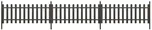 Laťkový plot se sloupky WPC šedý 614 x…