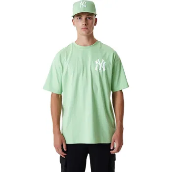 Pánské tričko Tričko s krátkým rukávem New Era MLB ICECREAM OVERSIZE TEE NEW YORK YANKEES zelené 60357135 - XL | UK 5,5 | US 8