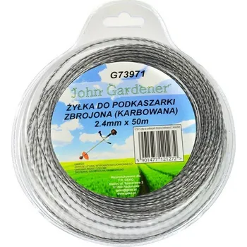 Struna do sekačky Struna do sekačky zesílená, 2,4mm, 50m, zvlněný profil, nylon GEKO