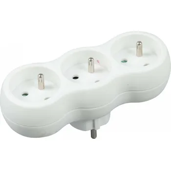 Prodlužovací kabel Konnoc DX-FB03 rozbočka 3x kulatá v řadě