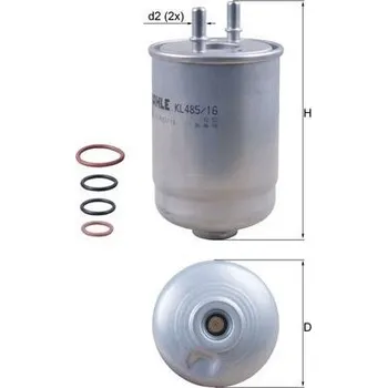 Palivový filtr Palivový filtr KNECHT KL 485/16D