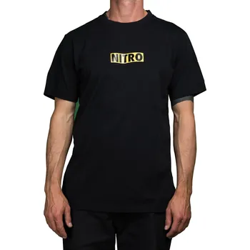 Pánské tričko triko NITRO STACK TEE black Velikost: S