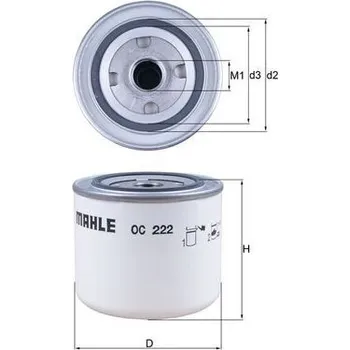 Olejový filtr Olejový filtr MAHLE OC 222