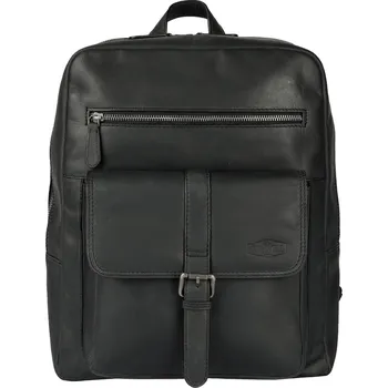 Městský batoh Kožený batoh Sparwell London - černá