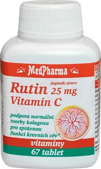 MedPharma Rutin 25 mg + vitamin C 67 tbl.