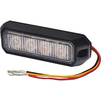 Stroboskop PREDATOR 4x LED, 12-24V, oranžový