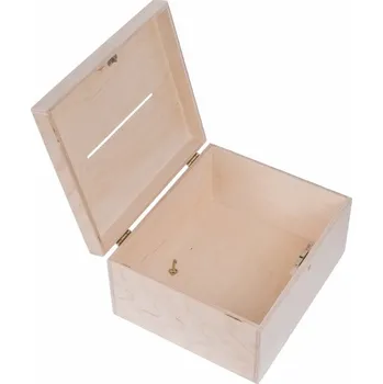Úložný box Skříňka dřevěná na dopisy 25/29/15 cm - zámek
