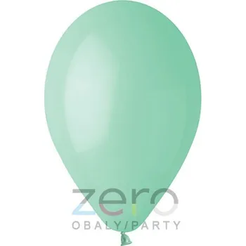 Balónek Balónky nafukovací pr. 26 cm, 20 ks (pastel) - mátové zelená