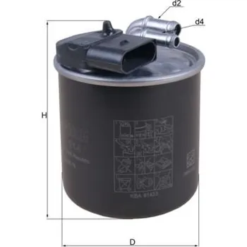 Palivový filtr Palivový filtr MAHLE KL 914