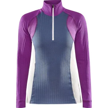 Dámské tričko Dámské funkční tričko s dlouhým rukávem Craft ACTIVE EXTREME X ZIP LS W modré 1909675-362781 - M | UK 14 | US 15