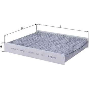 Ventilátor topení a klimatizace Filtr, vzduch v interiéru KNECHT LAK 293