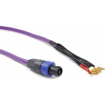 Melodika Cable Forks - Speakon 15m Purple