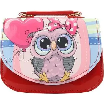 Kabelka červená sovička