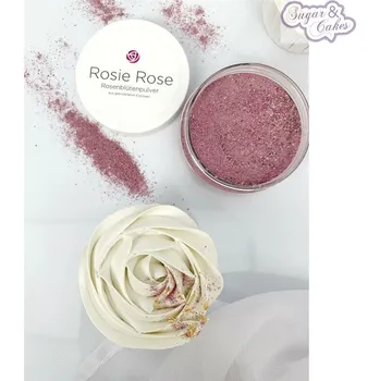Jedlá dekorace na dort ROSIE ROSE - PRACH Z RŮŽE 30g