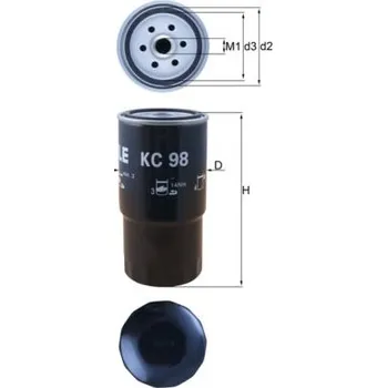 Palivový filtr Palivový filtr MAHLE KC 98