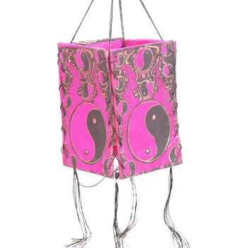 Party dekorace Lampion monáda (jing-jang) mini - různé barvy Barva: Růžová