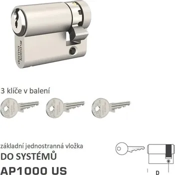 Stavebniny DK - AP1000 US jednostranná 30 mm NP - Nikl perla