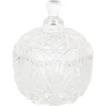 Skleněná dóza s víkem na cukr – Ø 10*13 cm