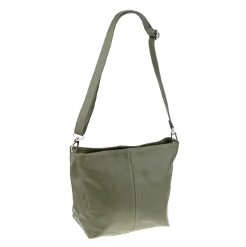 Kabelka NovaKabelka.cz Kožená italská crossbody kabelka Prisca Verde Scura