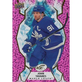 Karetní hra paralel karta JOHN TAVARES 21-22 UD Ice Lavender číslo 19