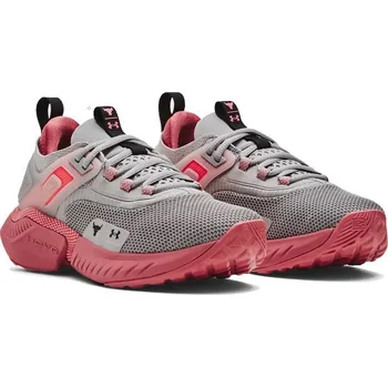 Dámská fitness obuv Dámské tréninkové boty Under Armour PROJECT ROCK 5 HOME GYM W šedé 3026208-103 - EUR 40 | UK 6 | US 8,5