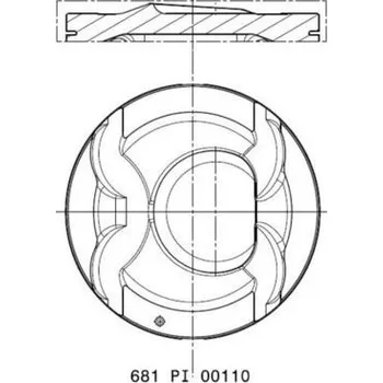 Píst motoru píst ORIGINÁL, HYU 230412B600