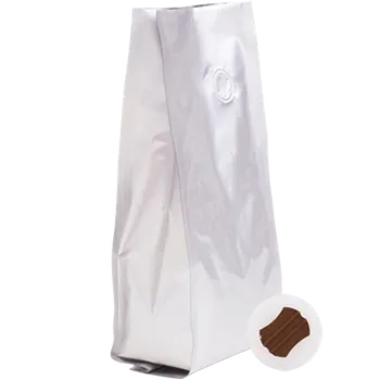 Sáček na potraviny Sáček na čaj a kávu s ventilem stříbrný STABILO - 500 g