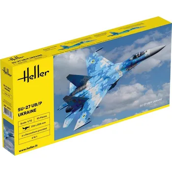 Plastikový model Heller 1/72 Su-27 UB/P Ukraine