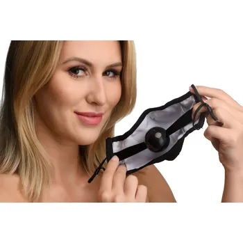 Roubík Master Series Under Cover Ball Gag Face Mask