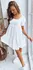 Dámské šaty DStreet OPRA EY2262 bílé one size