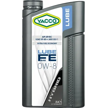 Motorový olej YACCO LUBE FE 0W-8 *2l