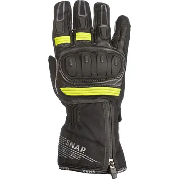 Rukavice SNAP INDUSTRIES rukavice WINTER PRO Long black/fluo yellow - XL