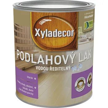 Lak na dřevo Xyladecor Podlahový lak H2O - vodou ředitelný - lesk 5 l
