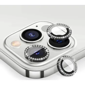 Luxusní ochranné sklo na čočku fotoaparátu a kamery pro Apple iPhone 11 - černé