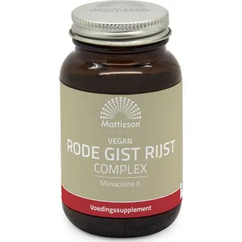 Mattisson Red Yeast Rice complex - Monacolin K - 90 kapslí - Červená rýže