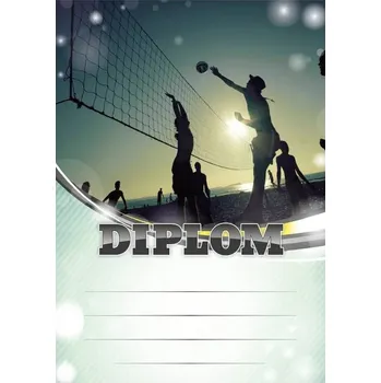 Beach volejbalový diplom 6637