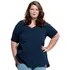 Dámské tričko CityZen Plus Size dámské tričko námořnicky modré 54