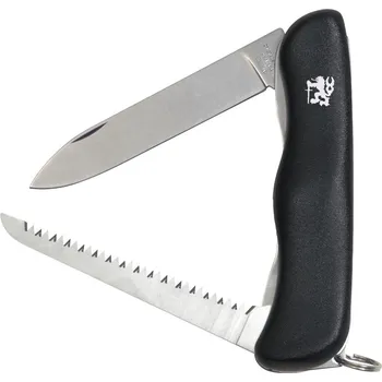 Outdoorové vybavení Mikov Praktik 115-NH-2/AK CERNY (Kapesní zavírací nůž Praktik je všestranný pomocník. Jeho čepel je vyrobena z kvalitní nerezové oceli 420 (53-55HRc). )
