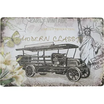 Plechová cedule TP Plechová cedule - Vintage Modern Classic (M)