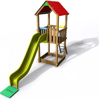 Dětské hřiště Monkey´s Home DĚTSKÉ HŘIŠTĚ Flexi věž se střechou - 150 premium