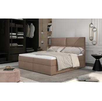Postel Boxspring Amber Rozměr: 160 x 200 cm, látka: Monolith 09