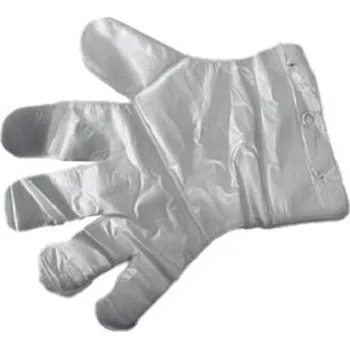 Pracovní rukavice Jednorázové mikrotenové rukavice